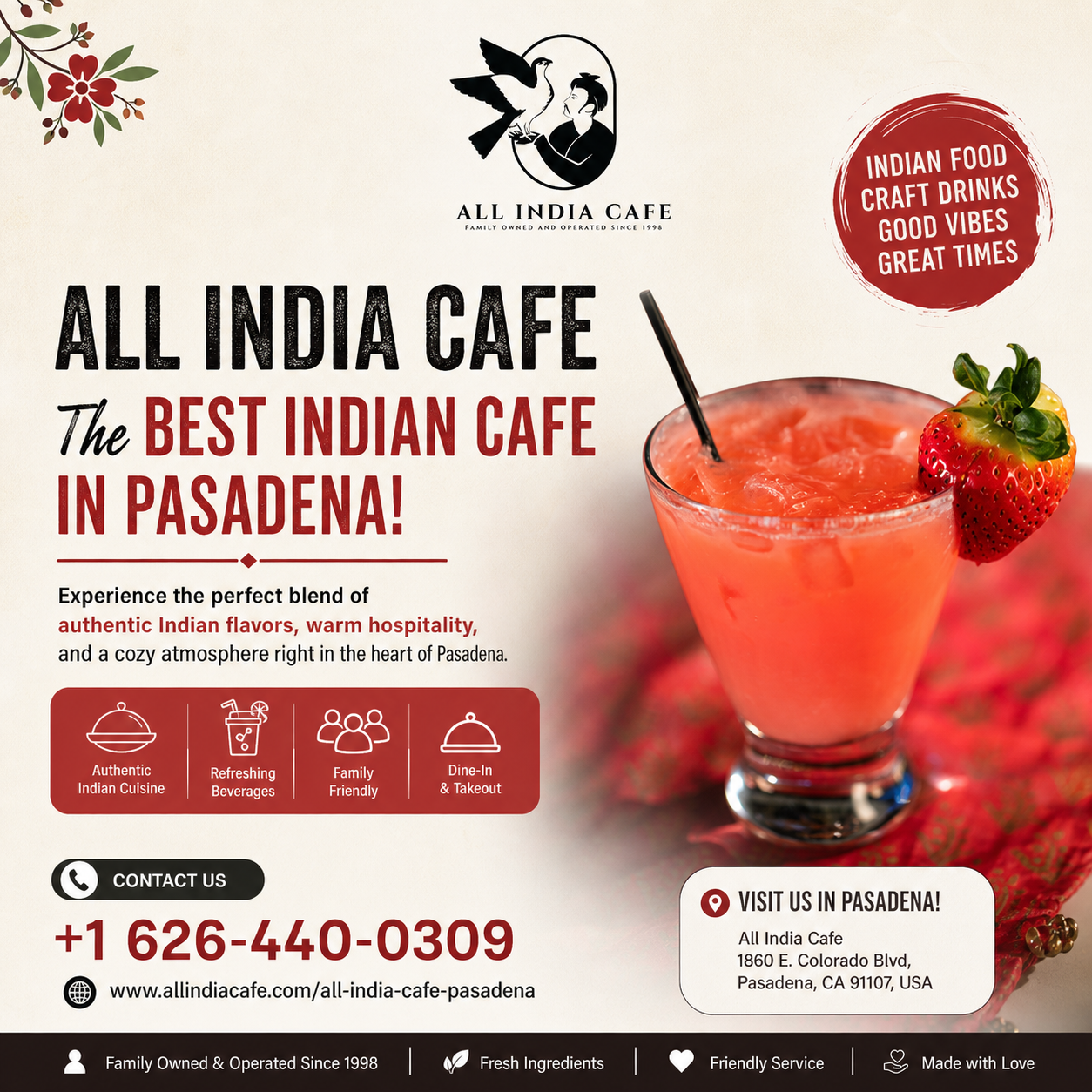 All India Cafe - Best Indian Restaurant in Pasadena